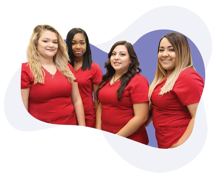CNA classroom students