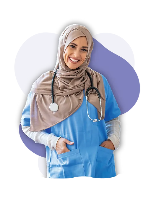 Female CPR instructor